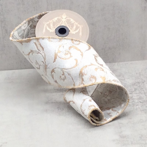 D. Stevens 4" French Scroll Ribbon