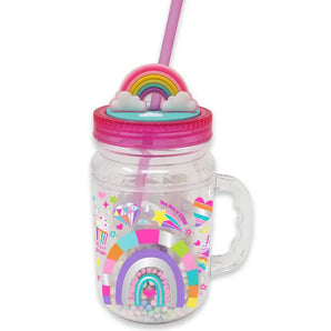 Rainbow Mason Jar