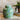 Green Blue Floral Ginger Jar