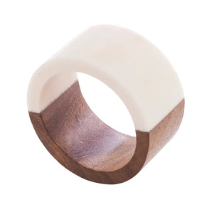 Wood + Resin Napkin Ring