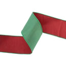 4" Red/Green Double Sided Ribbon