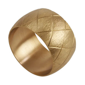 Harlequin Gold Napkin Ring