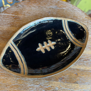 Etta B Large Football Platter