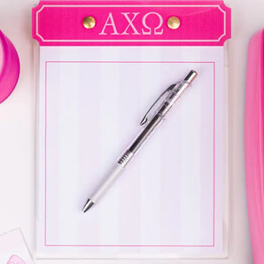 Greek Acrylic Notepad