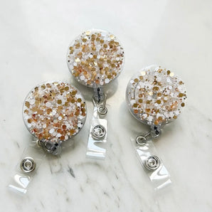 Glitter Badge Reel