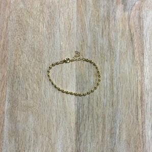 Gold Rice Bracelet