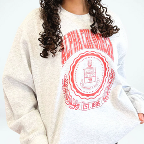 Greek Crest Ivy League Sweatshirt