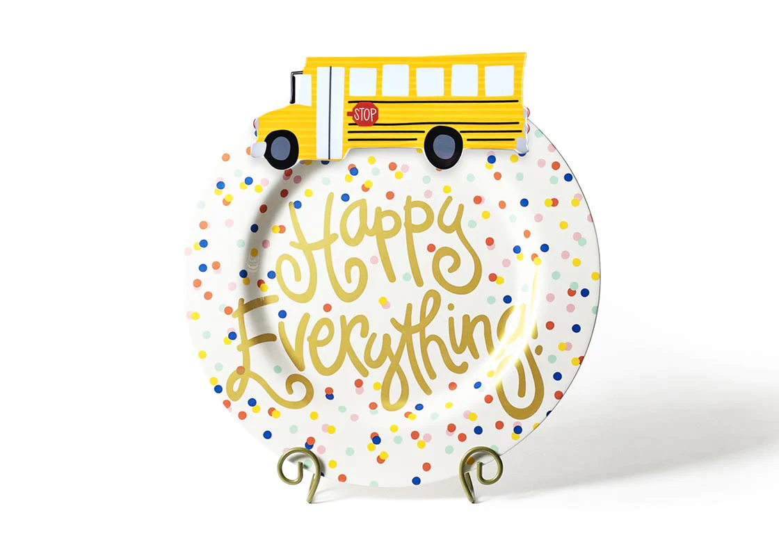 Happy Everything Big School Bus Attachment