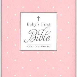 Pink Baby's First Bible