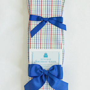 Jubilee Keepsakes Birthday Knife - Bright Plaid