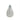 Large White Ribbed Vase