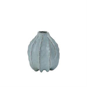 Sage Ribbed Vase