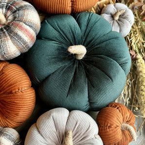 XL Hunter Green Corduroy Pumpkin