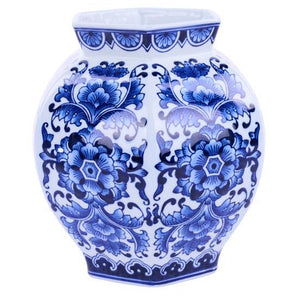 Blue and White Ginger Jar