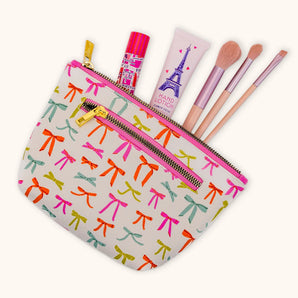 Put A Bow On It Clutch Cosmetic Pouch