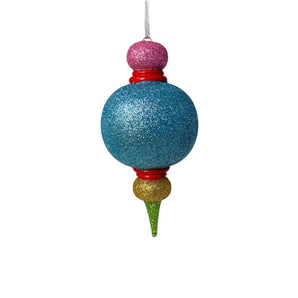 Gorgeous Glitter Multi Color Ornament