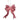 Pink Hanging Bow Ornament