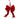 Red Hanging Bow Ornament