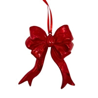 Red Hanging Bow Ornament