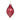 Rose Pink Glass Finial Ornament