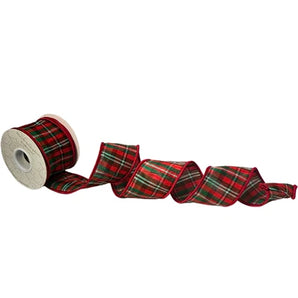 2.5" Christmas of Old Plaid RIbbon