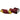 4" Red/Green/Black Gold Back Plaid Ribbon