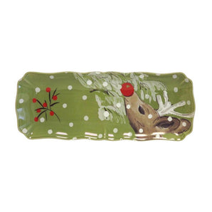 Casafina Deer Friends Rectangle Tray