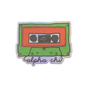 Greek Cassette Decal