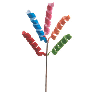 Bright Multicolor Twirl Spray