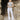 Optic White High Rise Crop Flare With Step Hem Jeans