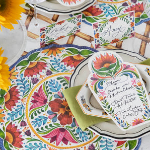 Die-Cut Fiesta Floral Placemats