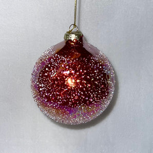 Small Beaded Glass Ornament