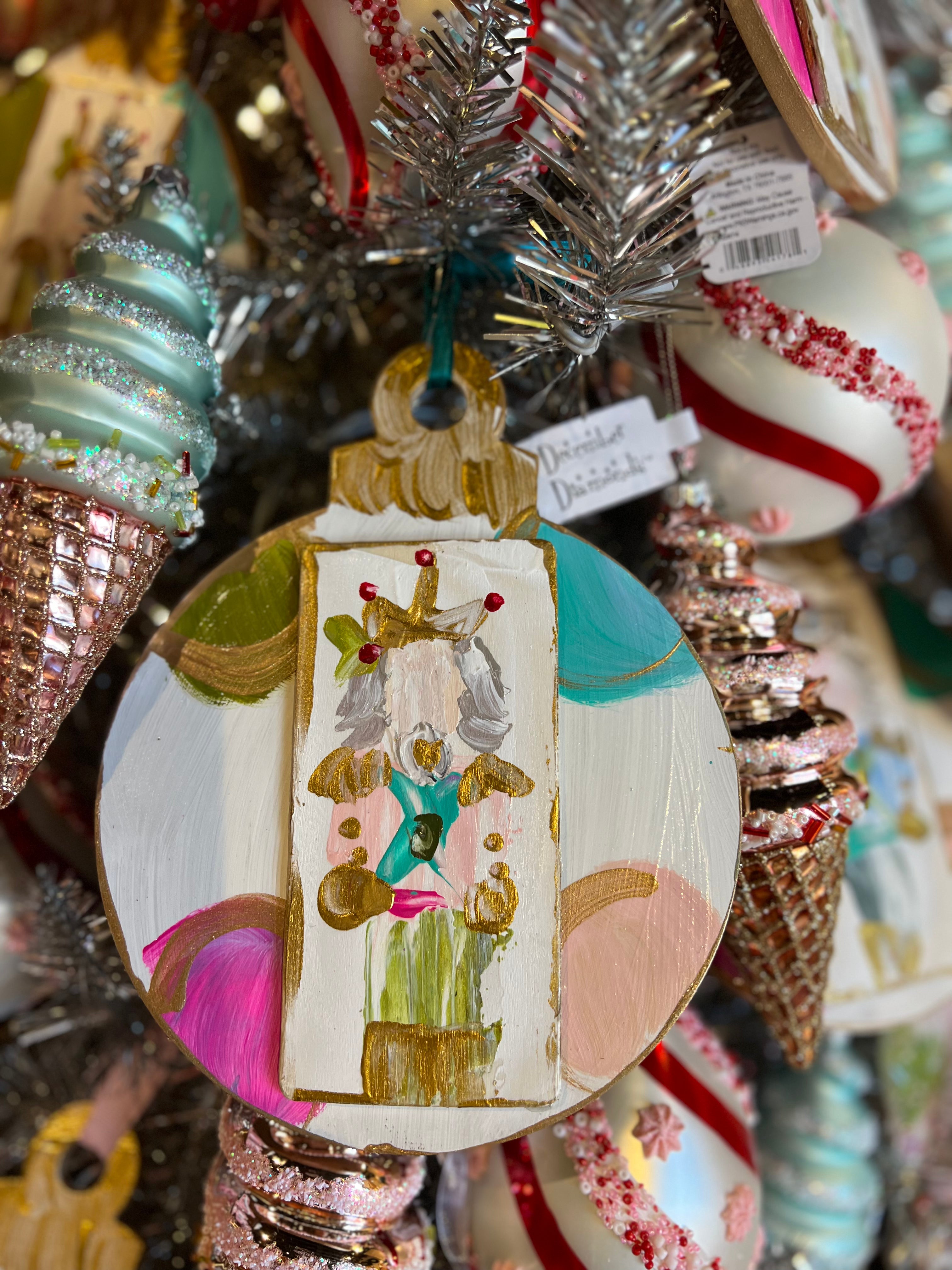 Hand Painted Wood Ornaments 