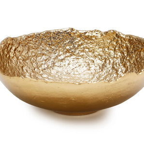 Gold Bark Raw Edge Bowl