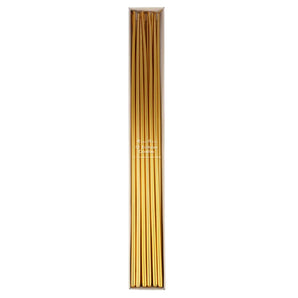 Gold Leaf Taper Candles