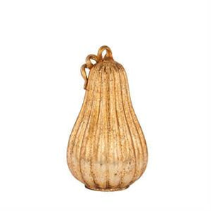 Antique Copper Gold Glass Pumpkin