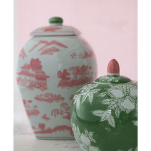 Pink Chinoiserie Urn