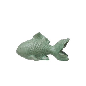 Green Stoneware Fish