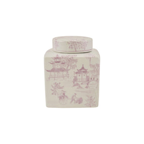 Decorative Ginger Jar with Pattern