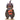 Black Wooden Cat with Jack O Lantern