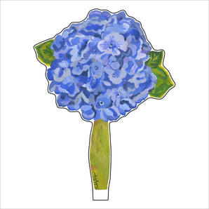 Small Hydrangea Royal Blue Acrylic Flower