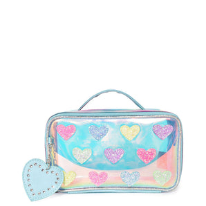 Heart Clear Top Hand Bag
