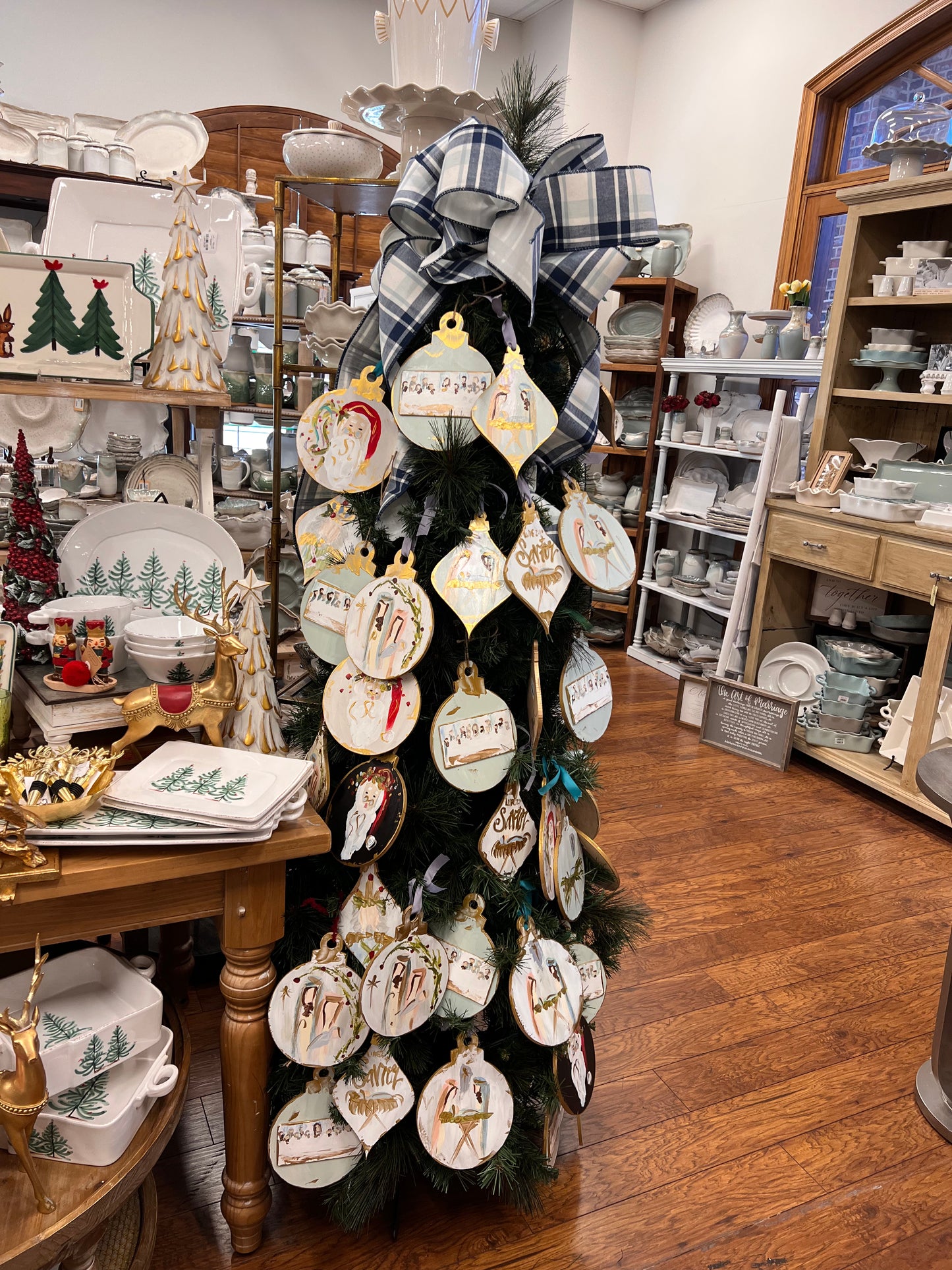 Hand Painted Wooden Ornaments – Santa Fe Marketplace – Shop Where I Live