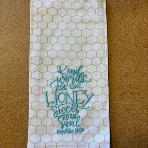 Kind Words Are Like Honey Hand Towel