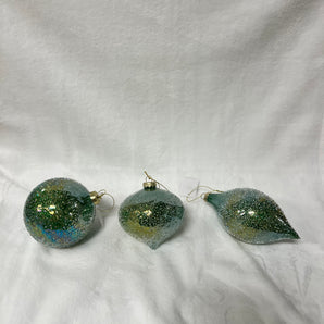 Small Beaded Glass Ornament