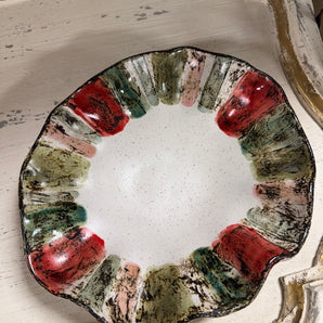 Etta B Candy Stripe Mini Freeform Bowl
