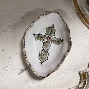 Etta B Holly Cross Dish