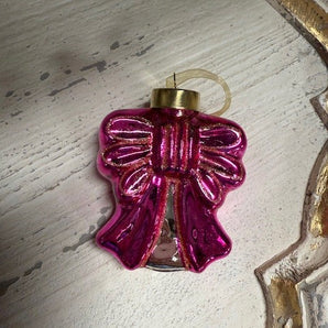 Bow Glass Ornament