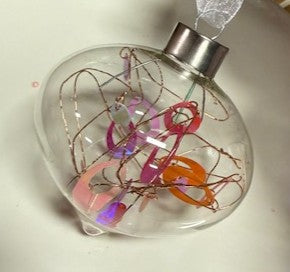 Retro Filled Drop Ornament