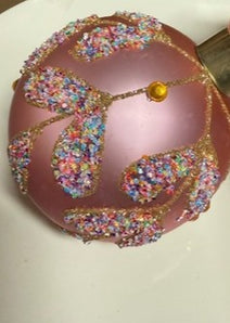 Rainbow Vine Ball Ornament